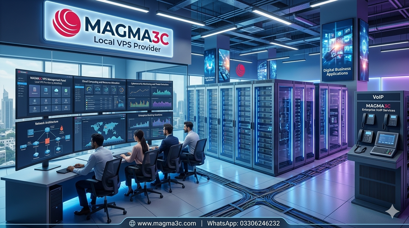 Local VPS Providers by MAGMA3C – Reliable VPS Hosting in Pakistan for Growing Businesses