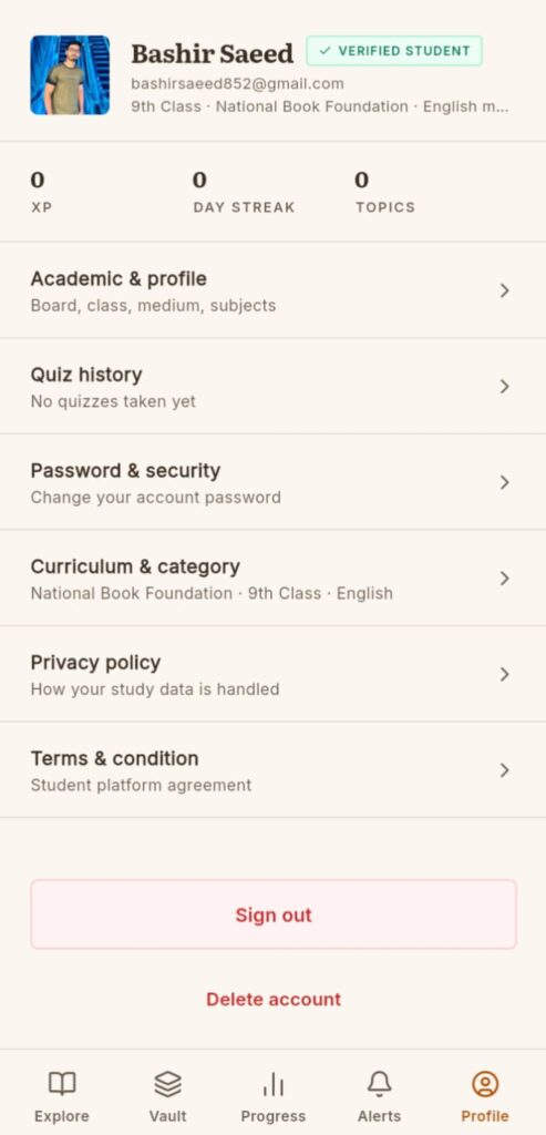 EBooks app app screenshot