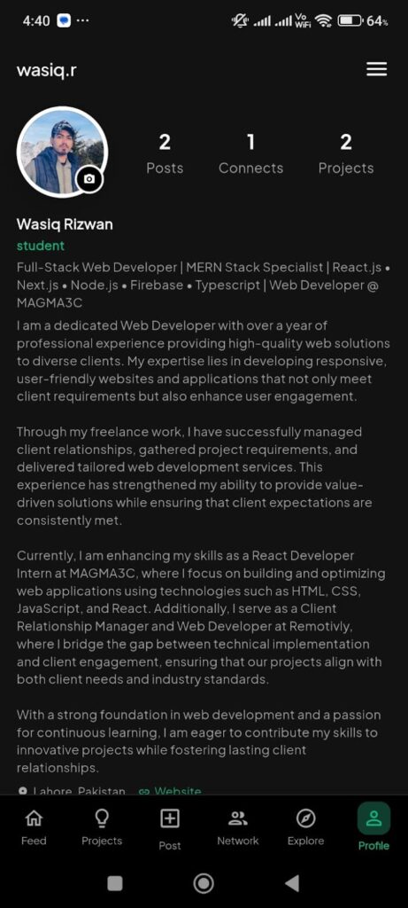 Entrepreneurship app app screenshot