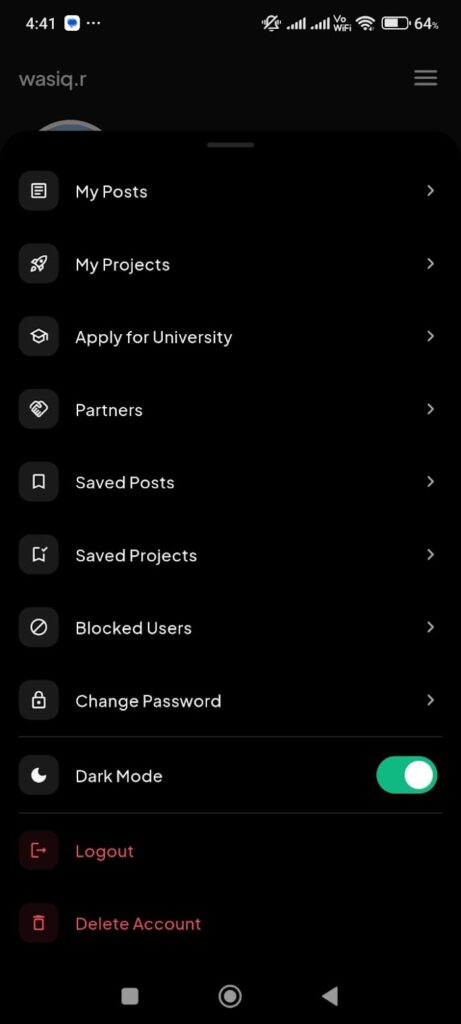 Entrepreneurship app app screenshot