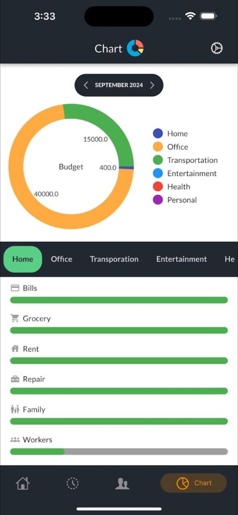 LedgerPro app screenshot