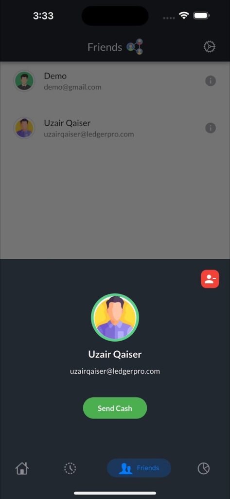 LedgerPro app screenshot