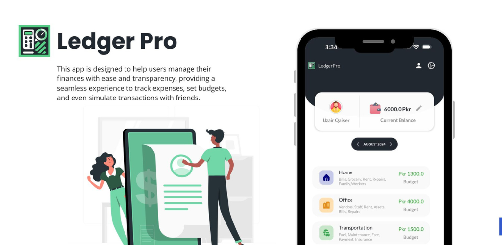 LedgerPro feature graphic from Google Play