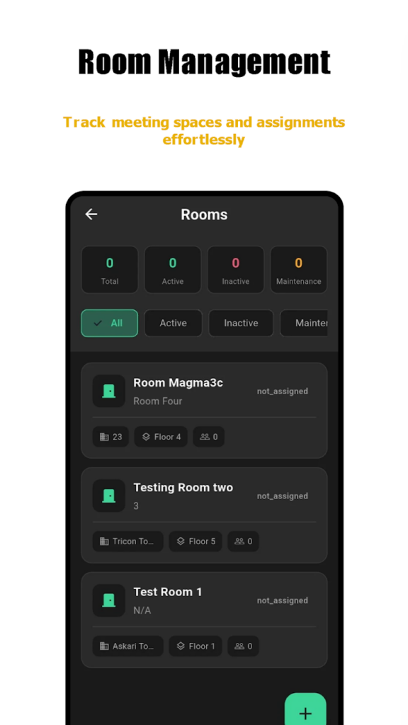 Oficeora Name Screen Panel app screenshot