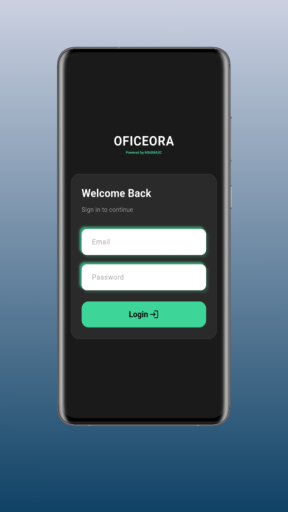 Oficeora app app screenshot