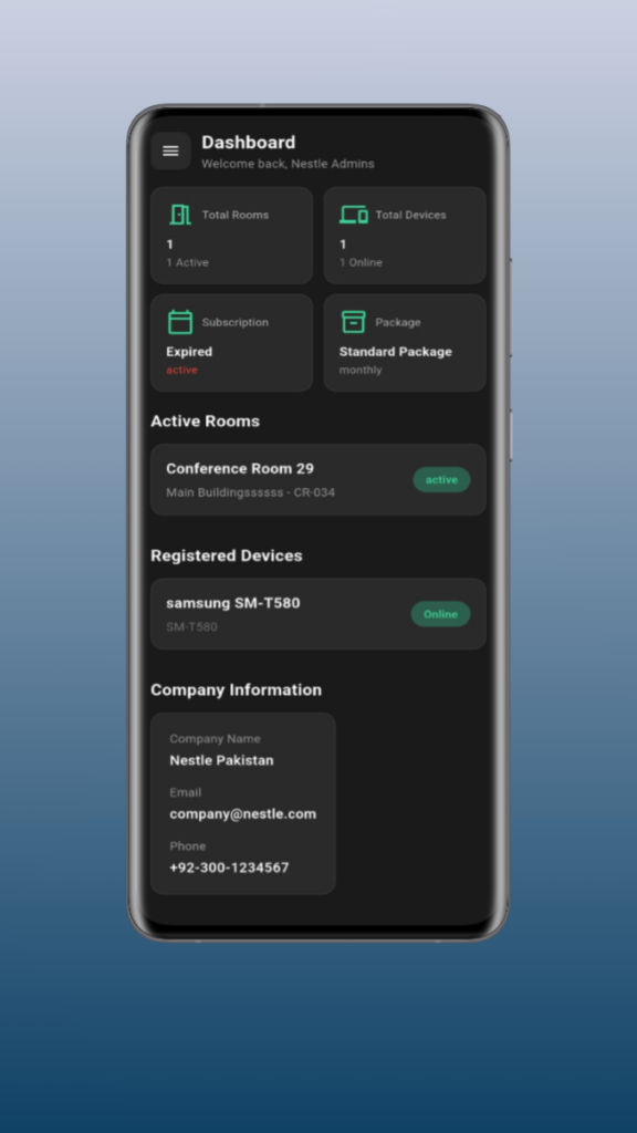 Oficeora app app screenshot