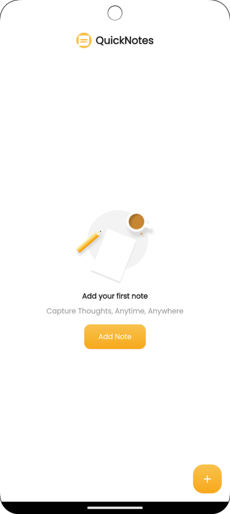 Quick Notes app screenshot