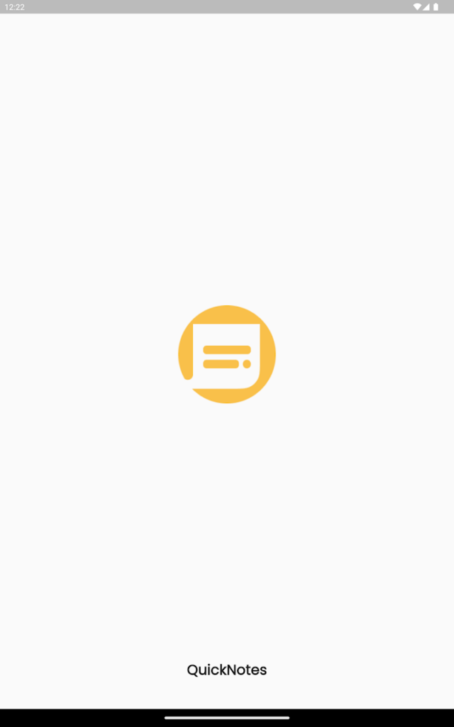 Quick Notes app screenshot